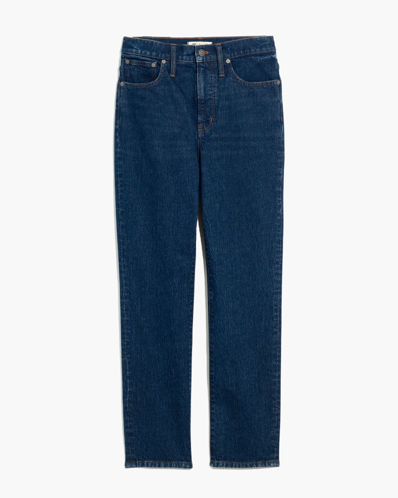 Front of a size 14 PVJ HAIGHT WASH in Dark Wash by Madewell. | dia_product_style_image_id:235571